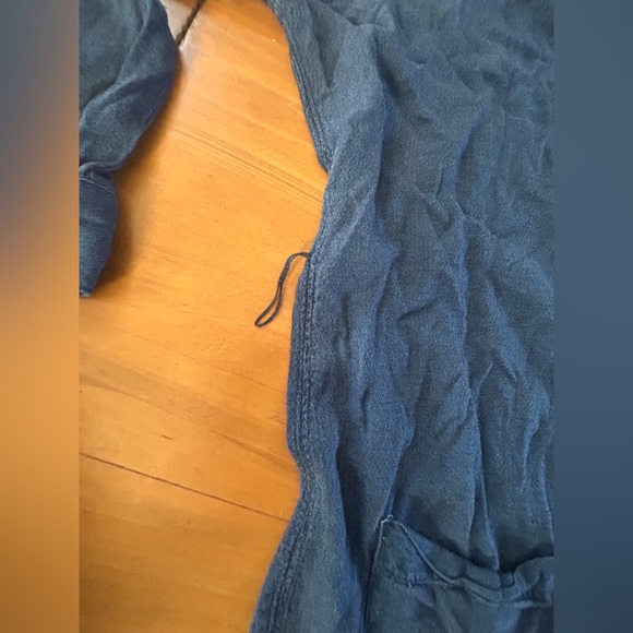 Splendid Navy Button-Front Jumpsuit - Picture 7 of 16